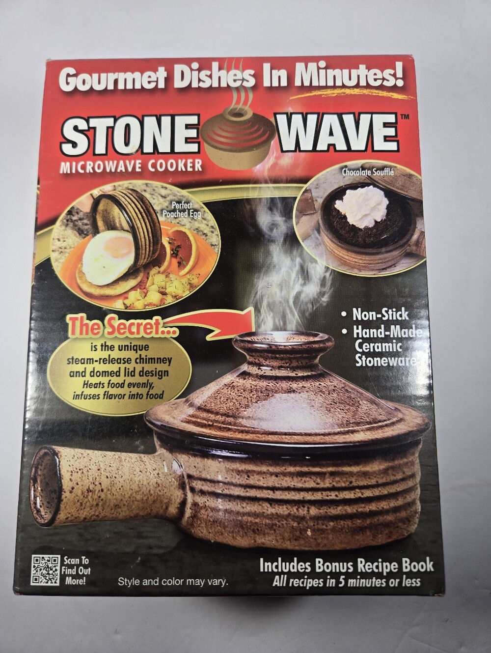 Microwave Cooker - Brown Ceramic Microwave Stoneware